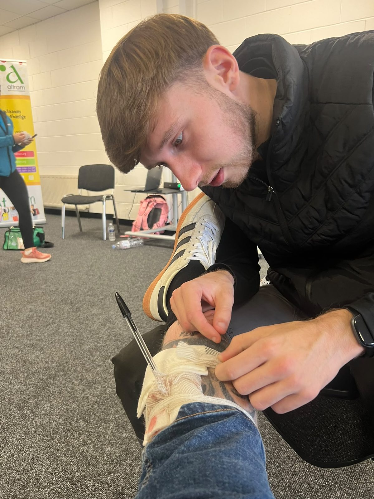 GDC Fire & Security engineers completing accredited first aid training