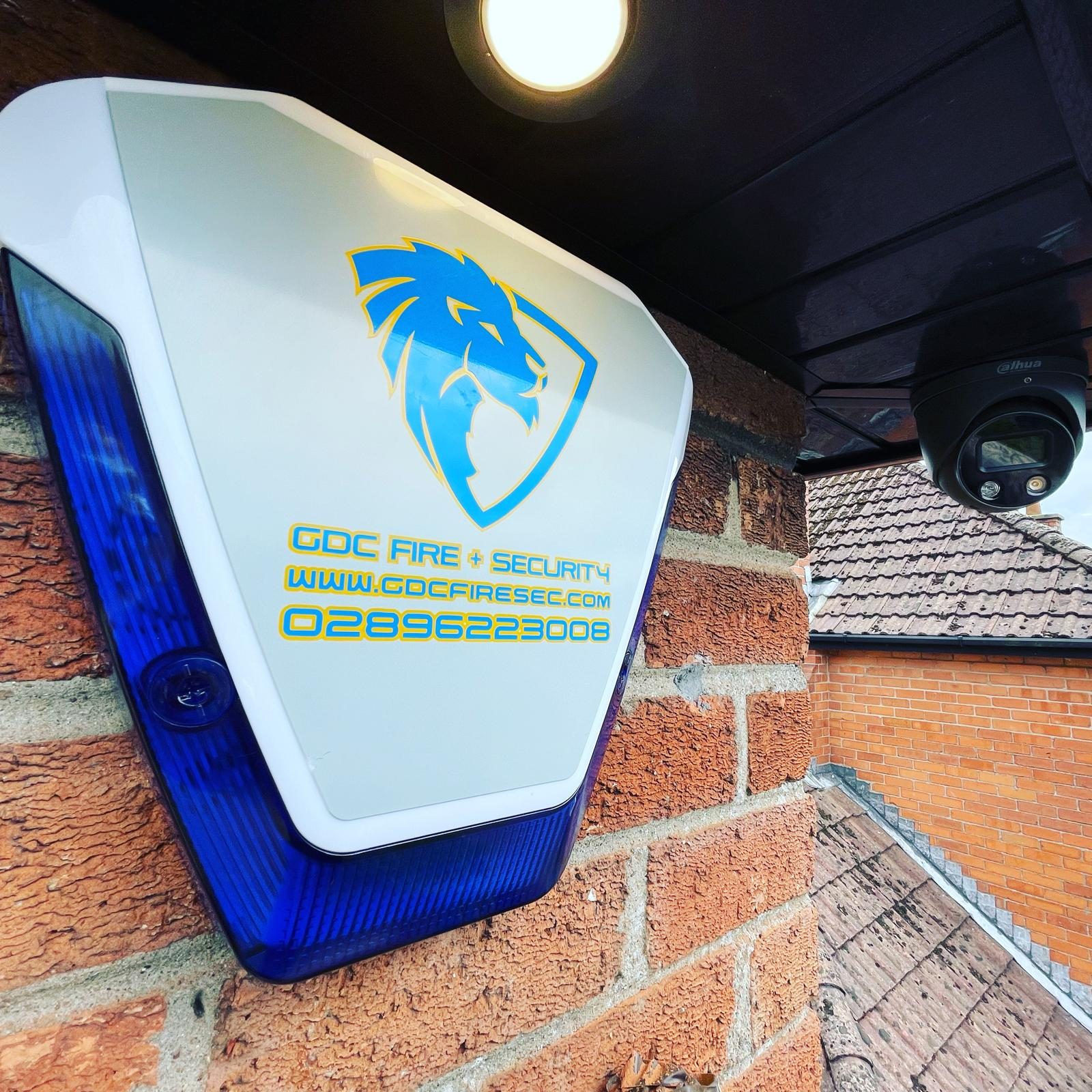 CCTV security camera installed by GDC Fire & Security